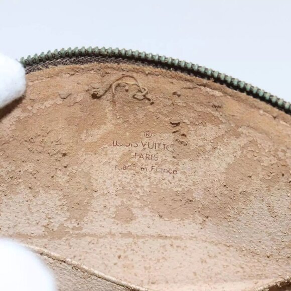 LOUIS VUITTON Monogram Trousse Demi Ronde Cosmetic Pouch M47520 LV Auth 95989 - Picture 14 of 16